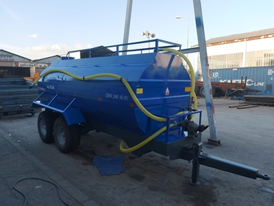 8 Ton Tandem Dingilli Galvaniz Su Tankeri - 4