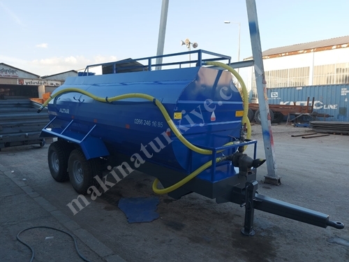 8 Ton Tandem Axle Galvanized Water Tanker