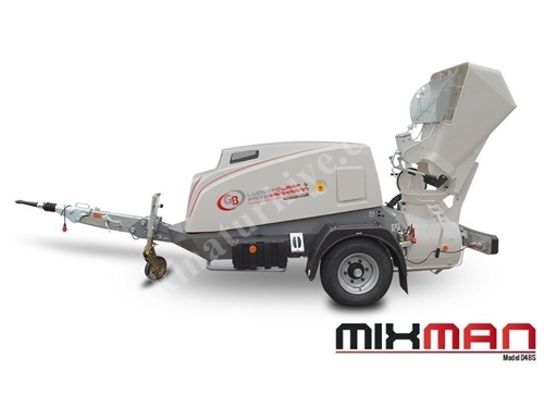 Kepçeli Kürekli Şap Makinası-Mixman D4bs Kepçeli Kürekli
