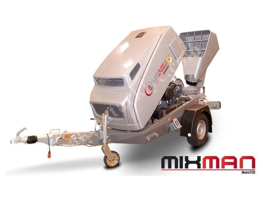 Kepçeli Şap Makinası - Mixman D5b Kepçeli / Maltech 