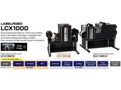 Labelrobo Lcx1000 Etiket Kesim Ve Üretim Makinesi  - 0