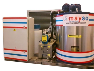 30.000 Kg / Gün Tatlı Su Yaprak Buz Makinası - 1