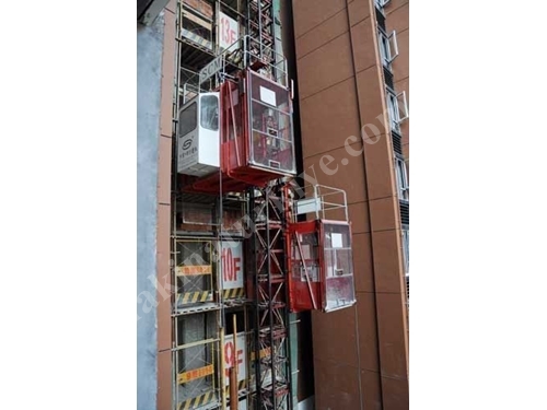 Renting 2 Ton (55 Meters) External Elevator Rental