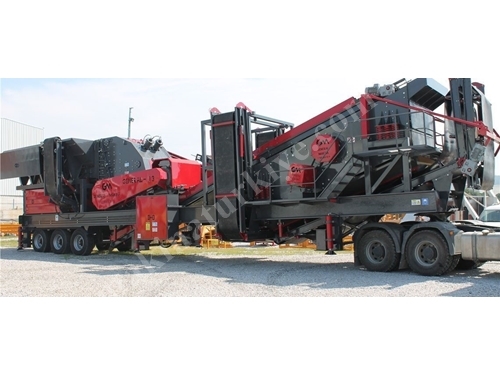 New System Mobile Closed Circuit Crushing and Screening Plant