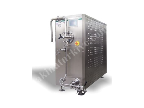 Catta 27 600 - 1200 Liter / Hour Piston Pump Industrial Ice Cream Production Machine with Compressor