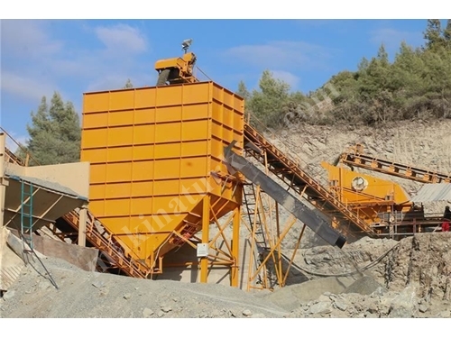 25 to 100 M3 Vibrating Sand Feeder Bunker