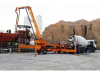 49-52 m3/h Capacity Diesel Engine Remote Controlled Concrete Pump with Boom - Atabey Scp 50.321