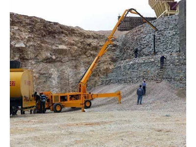 57-60 M3/Saat Kapasiteli Dizel Motorlu Uzaktan Kumandalı Bomlu Beton Pompası - Atabey Scp 60.321 - 5
