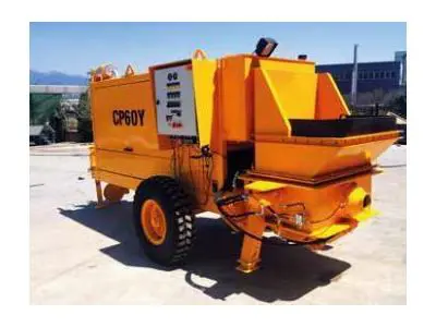 18-21 m3/h Capacity Trailer Mounted Concrete Pump - Atabey Cp 25
