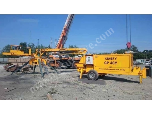 31-33 M3/Hour Capacity Trailer Mounted Concrete Pump - Atabey Cp 40