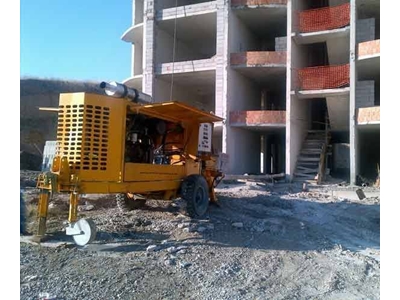 63.8 M3/Hour Capacity Trailer Mounted Concrete Pump - Atabey Cp 80 - 3