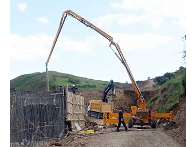 38-42 Cubic Meter Per Hour Capacity Diesel Engine Remote Controlled Boom Concrete Pump - Atabey Scp 40.324 - 9