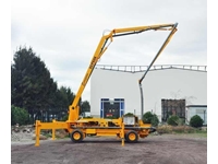 77-82 M3/Hour Capacity Diesel Engine Remote Controlled Concrete Pump with Boom - 4