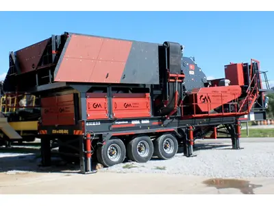 100 - 600 Ton / Hour Mobile Primary Impact Crusher