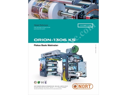 Orion 1306 KS Flexo Baskı Makinası 