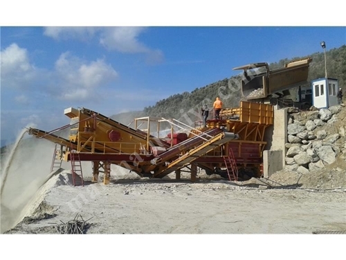 1000 mm Hinged Mobile Closed-Circuit Crusher Plant