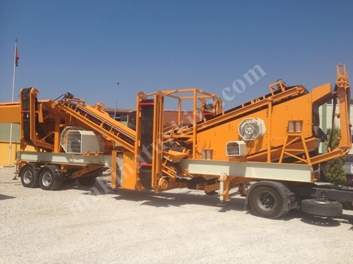 1000 mm Feed 160 kW Mobile Crushing and Screening Plant