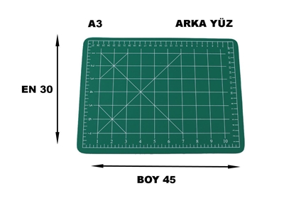  Çift Taraflı A3 450x300 Mm Kesim Altlığı Mat - 1
