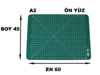 358 PVC Double-sided A2 600X450mm Cut Mat for Patchwork Cutting - 0