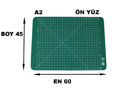 358 PVC Double-sided A2 600X450mm Cut Mat for Patchwork Cutting