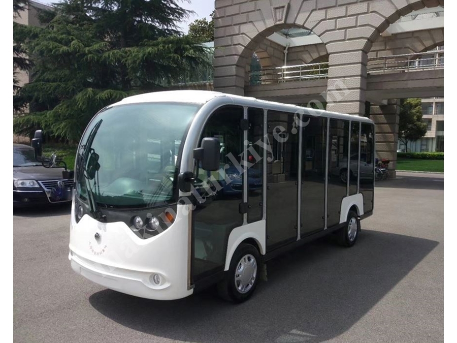 Green Car 14 Kişilik Kabinli Elektrikli Gezi Aracı