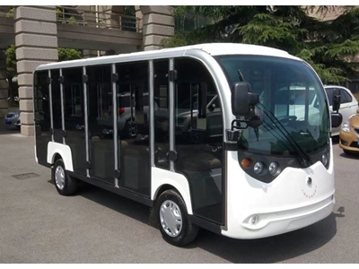 Green Car 14 Kişilik Kabinli Elektrikli Gezi Aracı - 7