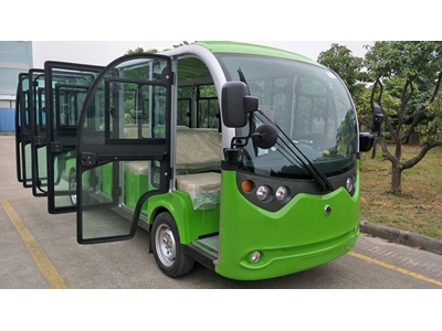 Green Car 14 Kişilik Kabinli Elektrikli Gezi Aracı - 2