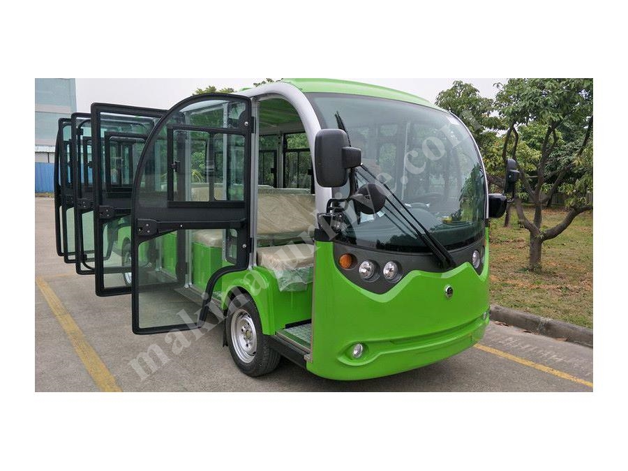 Green Car 14 Kişilik Kabinli Elektrikli Gezi Aracı