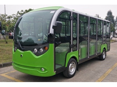 Green Car 14 Kişilik Kabinli Elektrikli Gezi Aracı - 9
