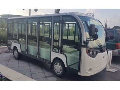 Green Car 14 Kişilik Kabinli Elektrikli Gezi Aracı - 3