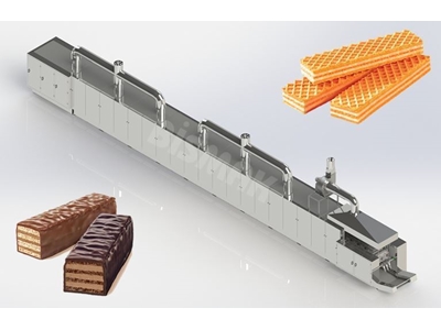 Gofret Pişirme Fırını 350x700 Mm BMS 001 - 0