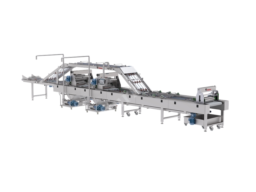 Gofret Krema Çift Hazneli Sürüm Makinesi / Wafer Cream Spreading Machine Double Head