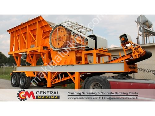 90-160 Ton / Saat Mobil Primer Çeneli Kırıcı