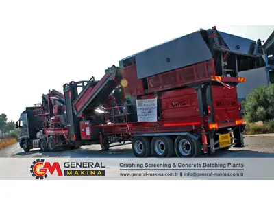 180-250 Ton / Saat Mobil Konkasör Tesisi 