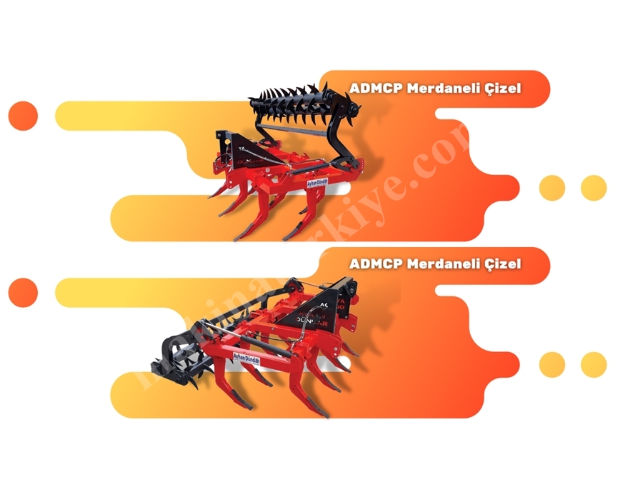 ADÇP-ÇM11 (11'Li) Çift Merdaneli Çizel Pulluk 
