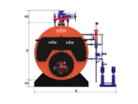 Паровой котел на жидком газе с мощностью 175 - 32 000 кг/час - 5