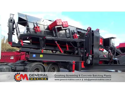 200-250 Ton / Saat Mobil Konkasör Tesisi 