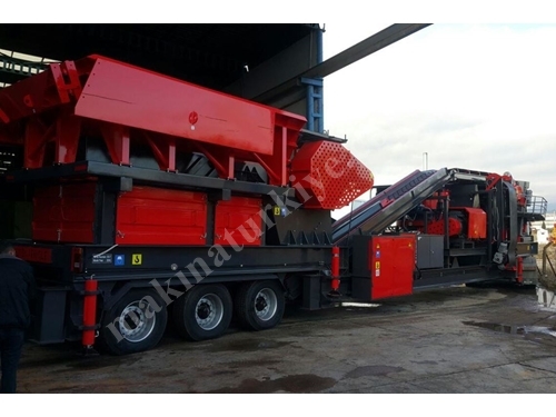 Installation mobile de concassage 200-250 tonnes/heure