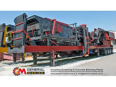 180-250 Ton / Saat Mobil Konkasör Tesisi 