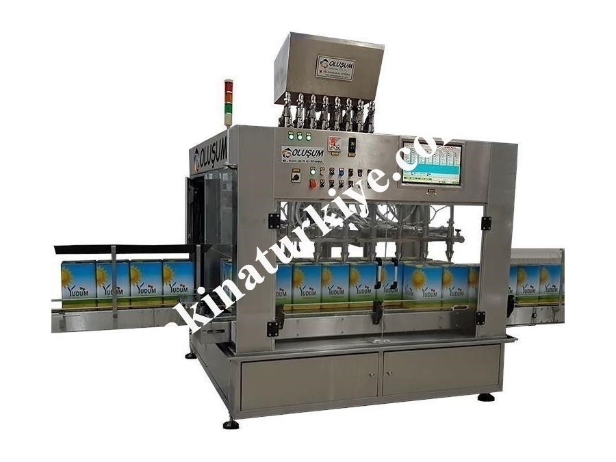Otomatik Teneke Bidon Sıvı Dolum Hattı - Powerfill 6X1300