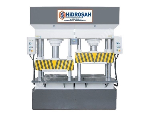 Çift Gözlü Kauçuk Presi 150 Ton - Hidroşah Hş150