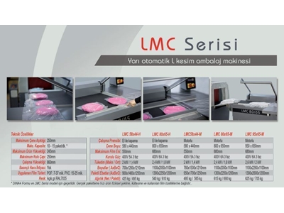 Yarı Otomatik L Kesim Shrink Makinası 800*650 Mm - 1