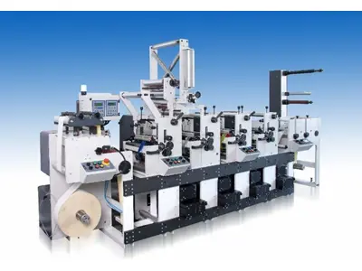 Machine d'impression flexographique d'étiquettes 25-33 cm 