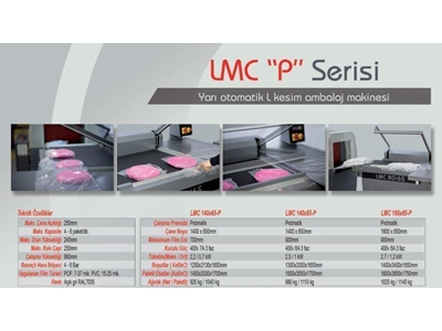 1400*850 mm Yarı Otomatik L Kesim Shrink Makinası - 1