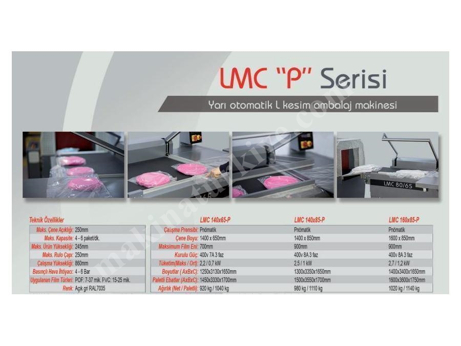 1400*850 mm Yarı Otomatik L Kesim Shrink Makinası