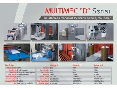 800*840 mm Tam Otomatik Shrink Ambalaj Makinası - 1