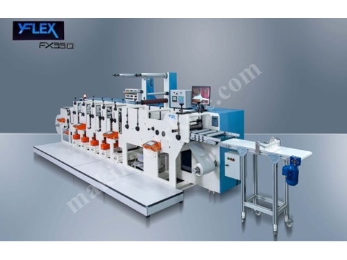 Machine d'impression flexographique d'étiquettes 508 mm 
