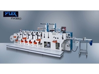 FX330 508 mm Flexo Etiket Baskı Makinası  - 0