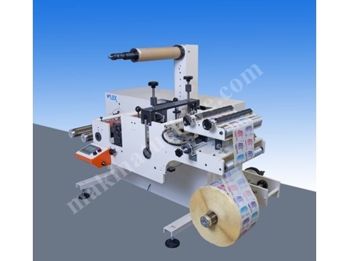 Manual Turret Rewinder Label Cutting Machine