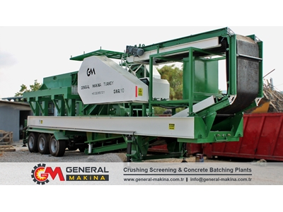 50-350 Ton / Saat Mobil Primer Çeneli Kırıcı - 4